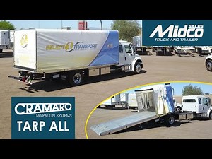 Cramaro Tarp All Tarping System on Jerr-Dan Rollback Tow Truck