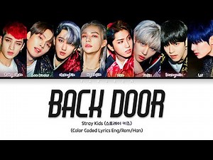 Stray Kids: "Back Door" Lyrics (스트레이 키즈 Back Door 가사) (Color Coded Lyrics)
