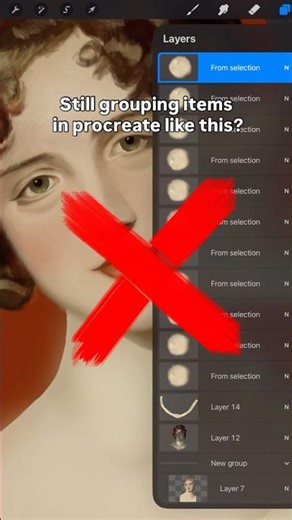 Did you know this Procreate hack?👀