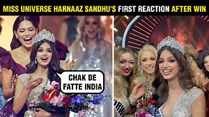 4.2M views · 571K reactions | India Creates History: India's Harnaaz Sandhu crowned Miss Universe 2021. Watch her first reaction after the glorious win in tis video. | Bollywood Now | Facebook
