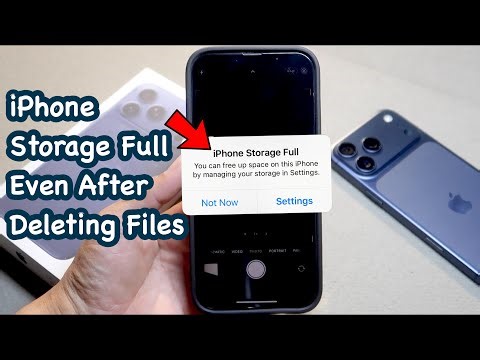 iPhone Storage Full Even After Deleting Files – Fix