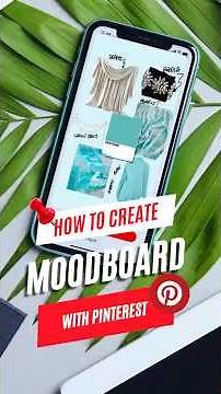 How to make a collage on Pinterest | Fashion moodboard #moodboard #fashion #pinterest
