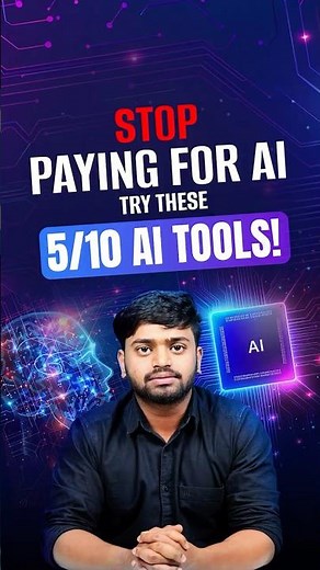 🔥Don’t Pay for AI Until You Try These 5 Free Tools!