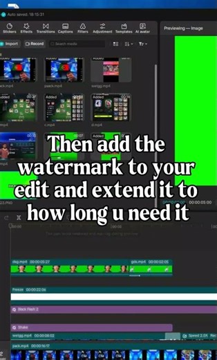 How to make see through watermark on capcut for PC #tutorial #football #capcut #edit #aestheic #me