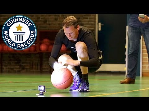Most basketball bounces - Guinness World Records