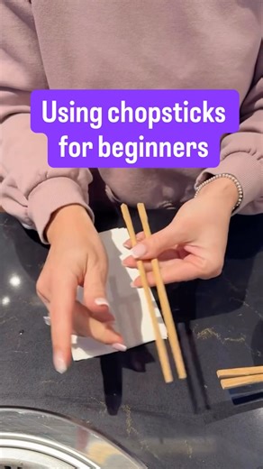 Nice hack for learning how to use chopsticks!
