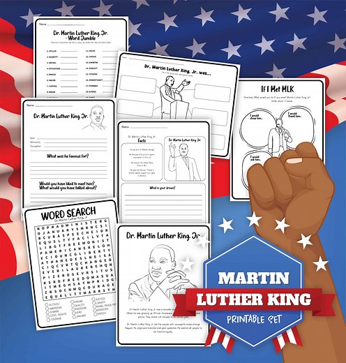 20 Free Printable MLK Activities for Kids