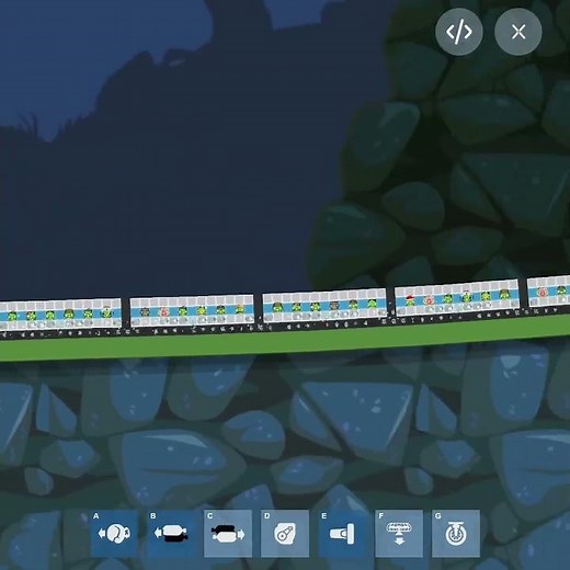 Level 0 to 100 Trains in Bad Piggies #badpiggies #gameplay #train #freighttrain #engineering #fyp
