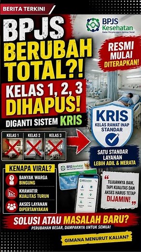 BPJS DIROMBAK! Kelas 1, 2, 3 DIHAPUS… Ini Dampaknya?!