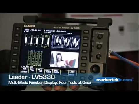 Leader Multi HD/SDI Vector Waveform Monitor from Leader Instruments