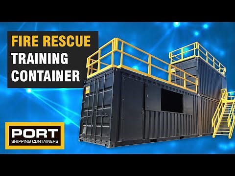 Custom Built Confined Space Training Containers for Fire Rescue Scenarios - Port Shipping Containers