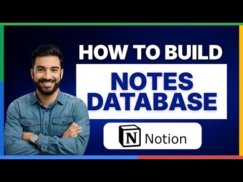 How to build a notes database fast in Notion [FULL GUIDE]