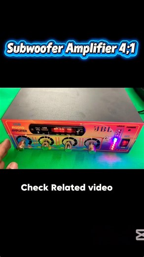 Subwoofer amplifier 4.1