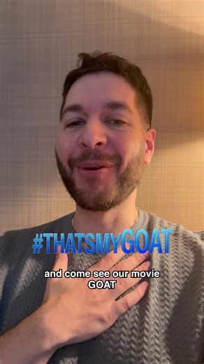 No days off for the GOATs. The filmmakers of #GOATmovie share their GOATs and wanna hear from you – post a video or photo of your GOAT using #ThatsMyGOAT and #FandangoSweepstakes for a chance to win Fandango movie tickets for a year with a GOAT prize pack OR a GOAT prize pack! NO PURCHASE OR APP NECESSARY. See end card for URL to full terms. Don’t miss GOAT – be the first to see it on February 7, everywhere February 13. Get tickets now.