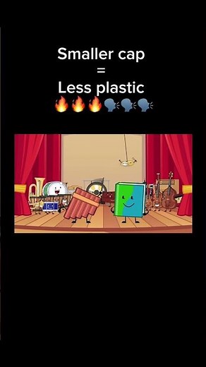 Smaller cap = Less plastic 🔥🔥🔥🗣️🗣️🗣️