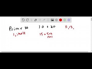 Graph each subset of the real numbers on a number line. The prime numbers between 10 and 20