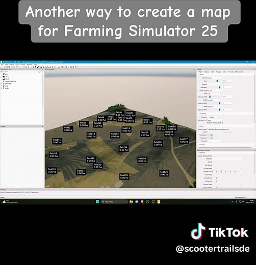 Another way to create a map for Farming Simulator 25! 🌾 You can easily generate your own map at https://maps4fs.xyz/ #FarmingSimulator25 #FS25 #FS25Map #FarmingSimulatorMods #FarmingSimulatorTips