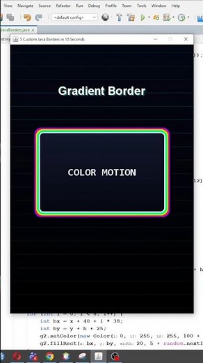 5 Custom Java Borders in 8 Seconds