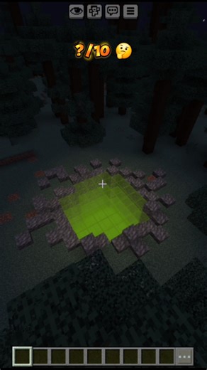 Minecraft Creepy Pond 💀 #minecraft #shorts #halloween