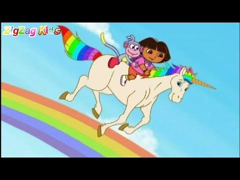 Dora Exploradora | Big Birthday Adventure | Episode 4 Rainbow Unicorn | ZigZag