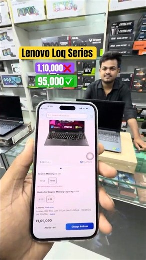 ₹10,000 FLAT OFF! 😱 Lenovo LOQ (i5 14th Gen + RTX 4050) | Best Gaming Laptop 2026 #shorts #laptop