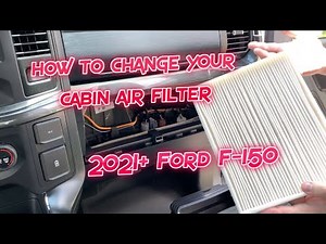 How to Replace the Cabin Air Filter on the Ford F-150 (2021 2022 2023 2024)