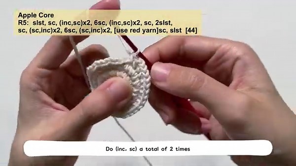 Crochet Apple Tutorial | Beginner-Friendly Step by Step Tutorial 🍎🍏