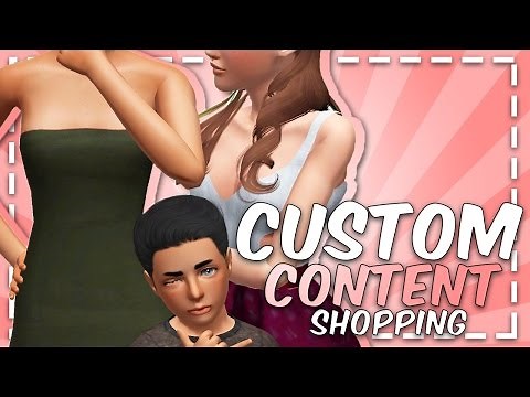 Sims 3 || CUSTOM CONTENT SHOPPING: Hairs + Teen Clothes + Child Clothes [3]