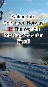 Sailing Into Geiranger, Norway 🇳🇴 The World's Most Spectacular Fjord!