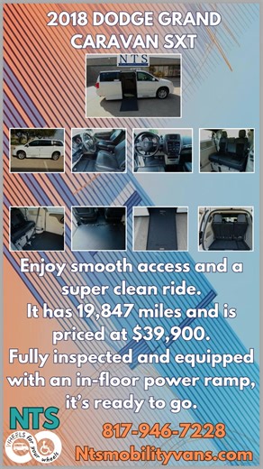  Super Clean, Super Low-Mileage Mobility Van Just Hit the Lot! This...