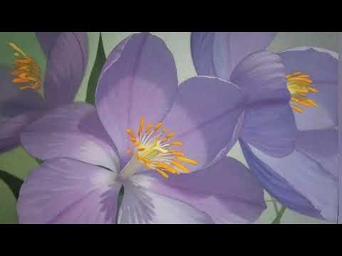 Spring flowers 🌸💜 #drawing #spring #flowers #video #beautiful #like #love