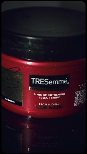 The mask you need for a full hair reset! Tresemmé Keratin Smooth Hair Mask gives the blow-dry look you love. [Tresemme keratin smooth mask, hair treatment mask, smooth hair care, deep repair hair mask, salon-quality results] | TRESemmé