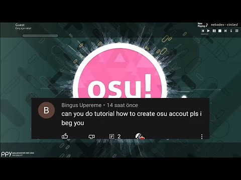 How to Create an osu! account (sooo easy)