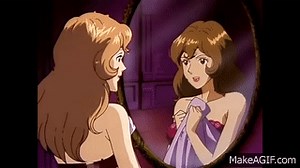 male to female mask, skinsuit(bodysuit) disguise 57 (lupin to fujiko disguise) on Make a GIF