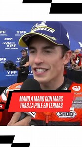¡HABLA MARC! Esto le dijo #Márquez a #ESPN luego de hacer la pole position en el #ArgentinaGP. | ESPN MotoGP