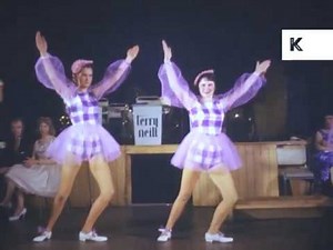 1950s 1960s Children's Talent Contest, Dancing, UK