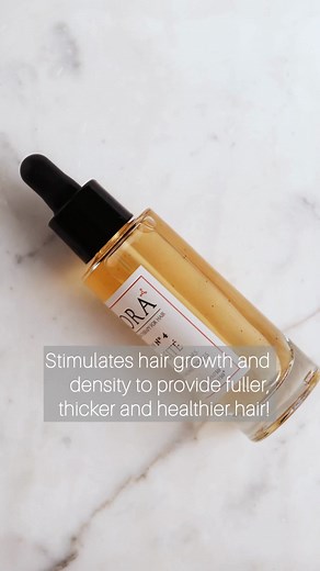 Our best-selling Densité Serum — sold out 4 times.. The secret to thicker, fuller hair that keeps growing stronger. See why inside the video. | Flora Lab Paris