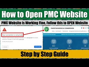 Why PMC Website is Not Working? PMC Website Error, How to Open PMC Website