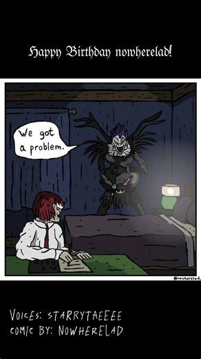 Secret Death Note Episode (comic by ‪@NowhereLad‬ ) #deathnote #anime #voiceover