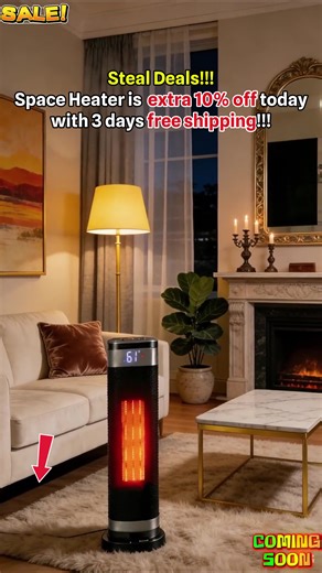 Efficient Space Heater for Cold Winter Days