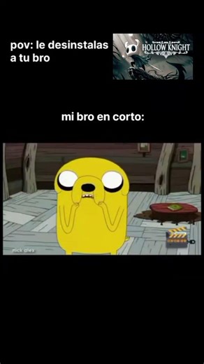 Cuando intentas ayudar a tu bro #meme #humor #hollowknight