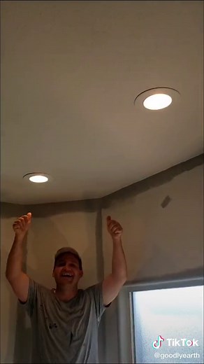 Easy Recessed Light Replacement #learnontiktok #tiktokpartner #diy #homerepair #contractor