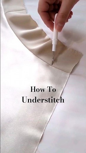 How To Understitch - Sewing Techniques You Need To Know #sewing #sewingtutorial #sewingtips