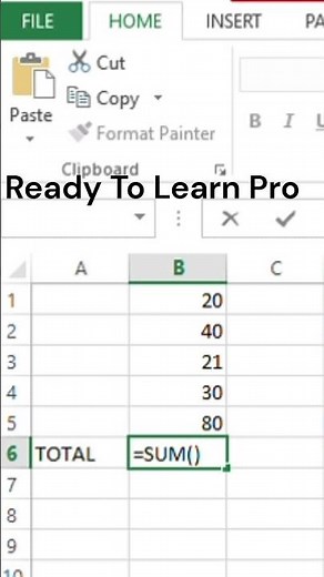 Master the SUM Formula in Excel | Easy Step-by-Step Tutorial for Beginners