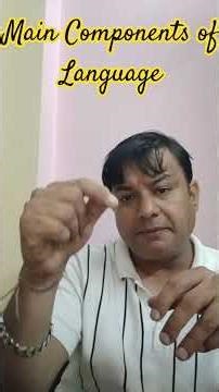 Main components of Language #language #netenglish #aapectsoflanguage#examtips #englishliterature