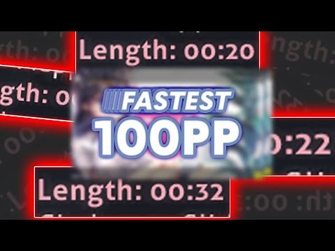 FASTEST 100PP - EASIEST DT MAPS FOR 100PP