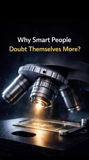 Why Smart People Doubt Themselves More?