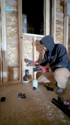 Kitchen Sink Drain & Vent Installation Step-by-Step #plumbing #construction