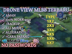 DRONE VIEW HORIZONTAL MOBILE LEGEND TERBARU 2021 WORK SEMUA GRAFIC DAN SEMUA MODE RANK PATCH YVE