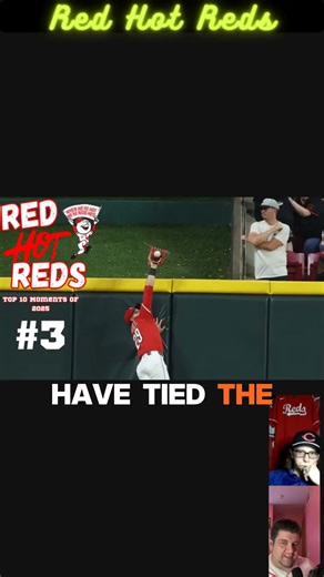 #3 #Reds top Moment of 2025: TJ Friedl's game winning catch